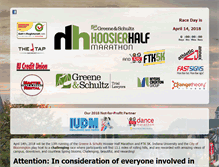 Tablet Screenshot of hoosierhalf.com